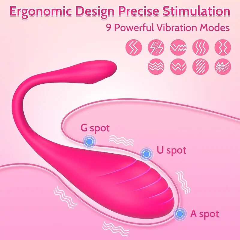 Vibrador de controle sem fio app controle remoto calcinha vibrador usar ovo vibr - Imagem 2