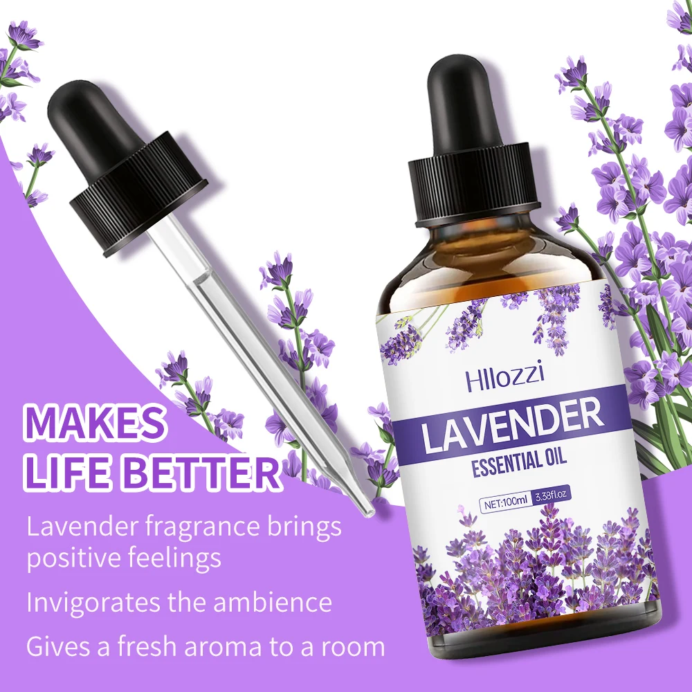Óleo essencial de lavanda para cuidados com a pele do corpo óleo facial óleo ess - Imagem 5