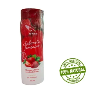 Sabonete Intimo Morango Le Chic Sensações 100% Vegetal 200ml