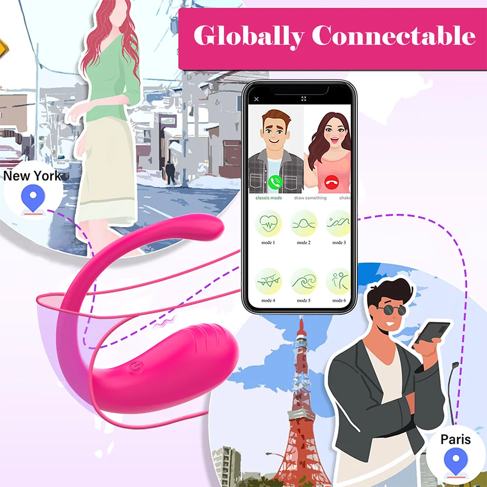 Vibrador de controle sem fio app controle remoto calcinha vibrador usar ovo vibr - Imagem 12