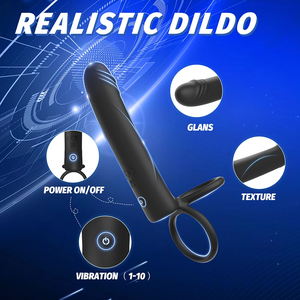 Vibrador de plugue anal masculino com cinta, vibrador de pênis, vibrador de bala - Imagem 4