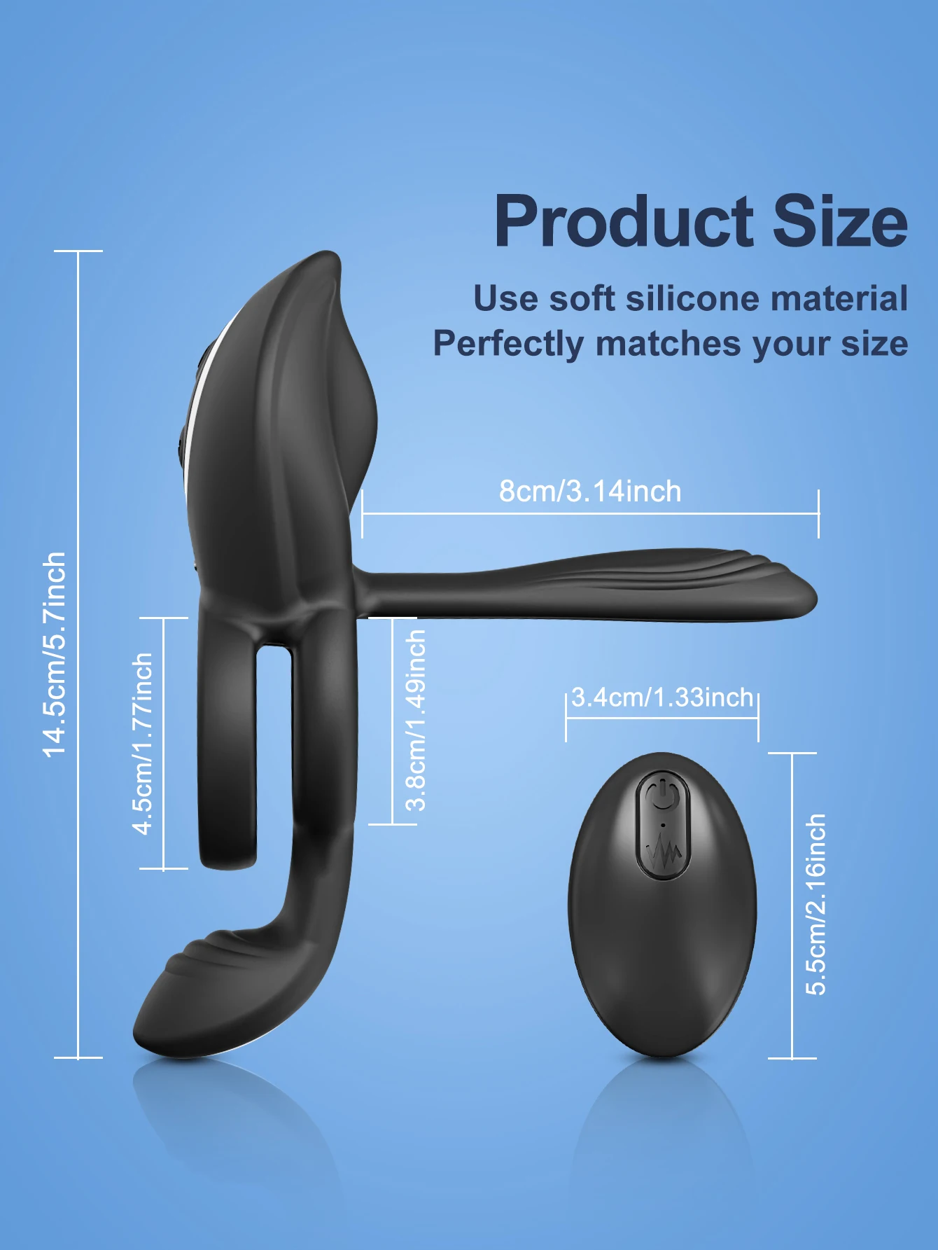 Anel peniano vibratório para homens, atraso na ejaculação, anel peniano eréctil - Imagem 11