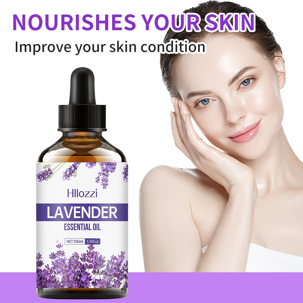 Óleo essencial de lavanda para cuidados com a pele do corpo óleo facial óleo ess - Imagem 4