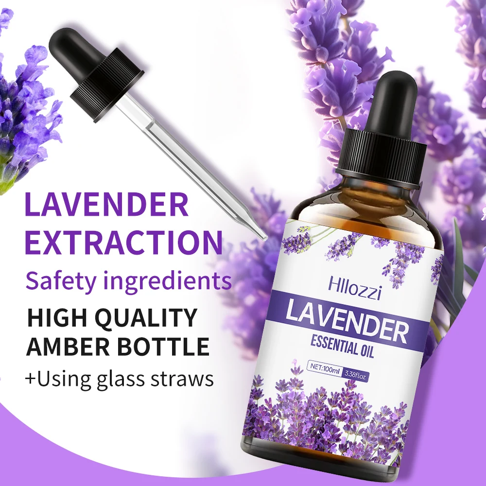 Óleo essencial de lavanda para cuidados com a pele do corpo óleo facial óleo ess - Imagem 2
