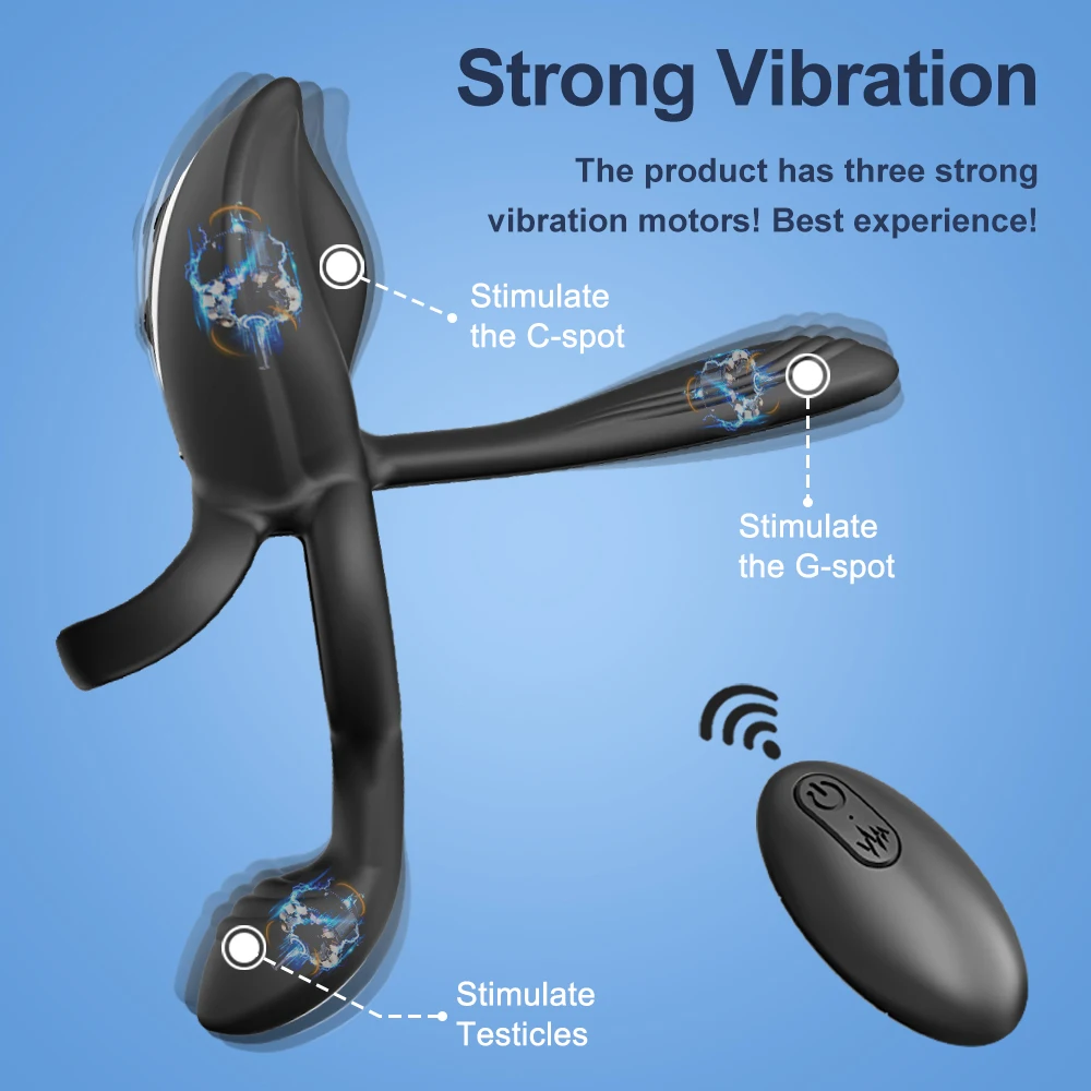 Anel peniano vibratório para homens, atraso na ejaculação, anel peniano eréctil - Imagem 5