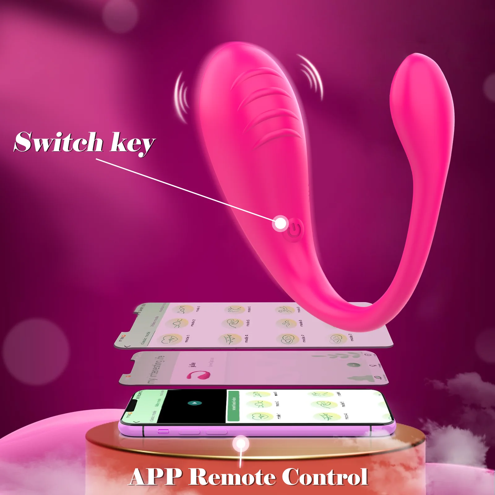 Vibrador de controle sem fio app controle remoto calcinha vibrador usar ovo vibr - Imagem 8