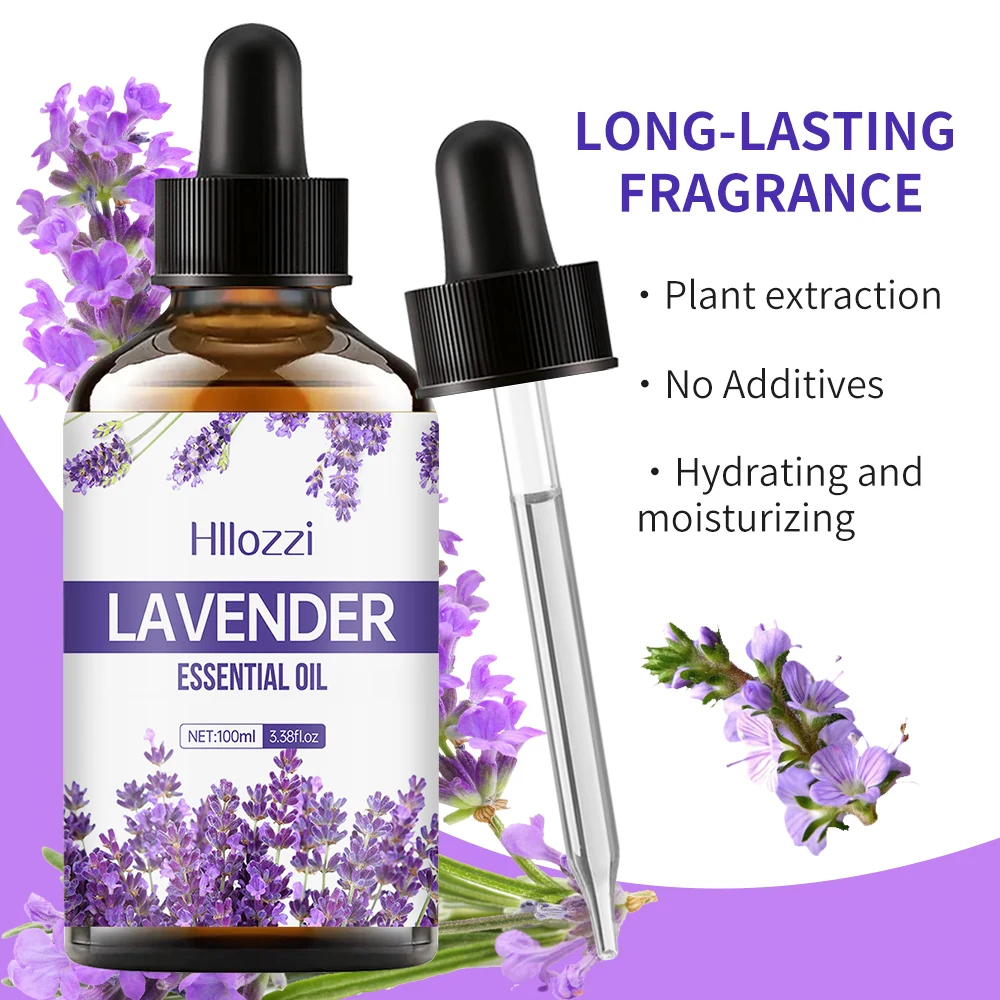 Óleo essencial de lavanda para cuidados com a pele do corpo óleo facial óleo ess - Imagem 9