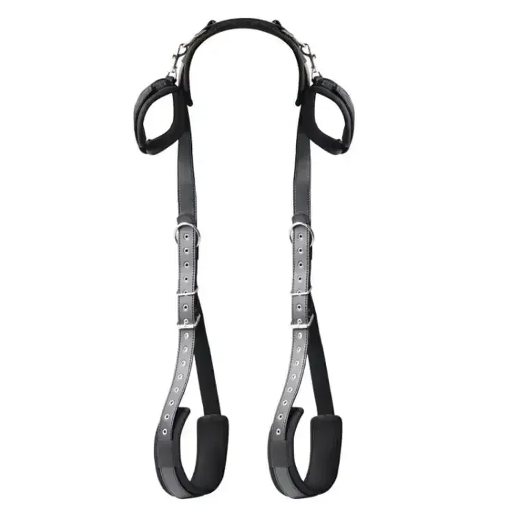 Bdsm sexo algemas restrições perna aberta tornozelo algemas sm bondage arnês cam - Imagem 9