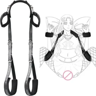 Bdsm sexo algemas restrições perna aberta tornozelo algemas sm bondage arnês cam